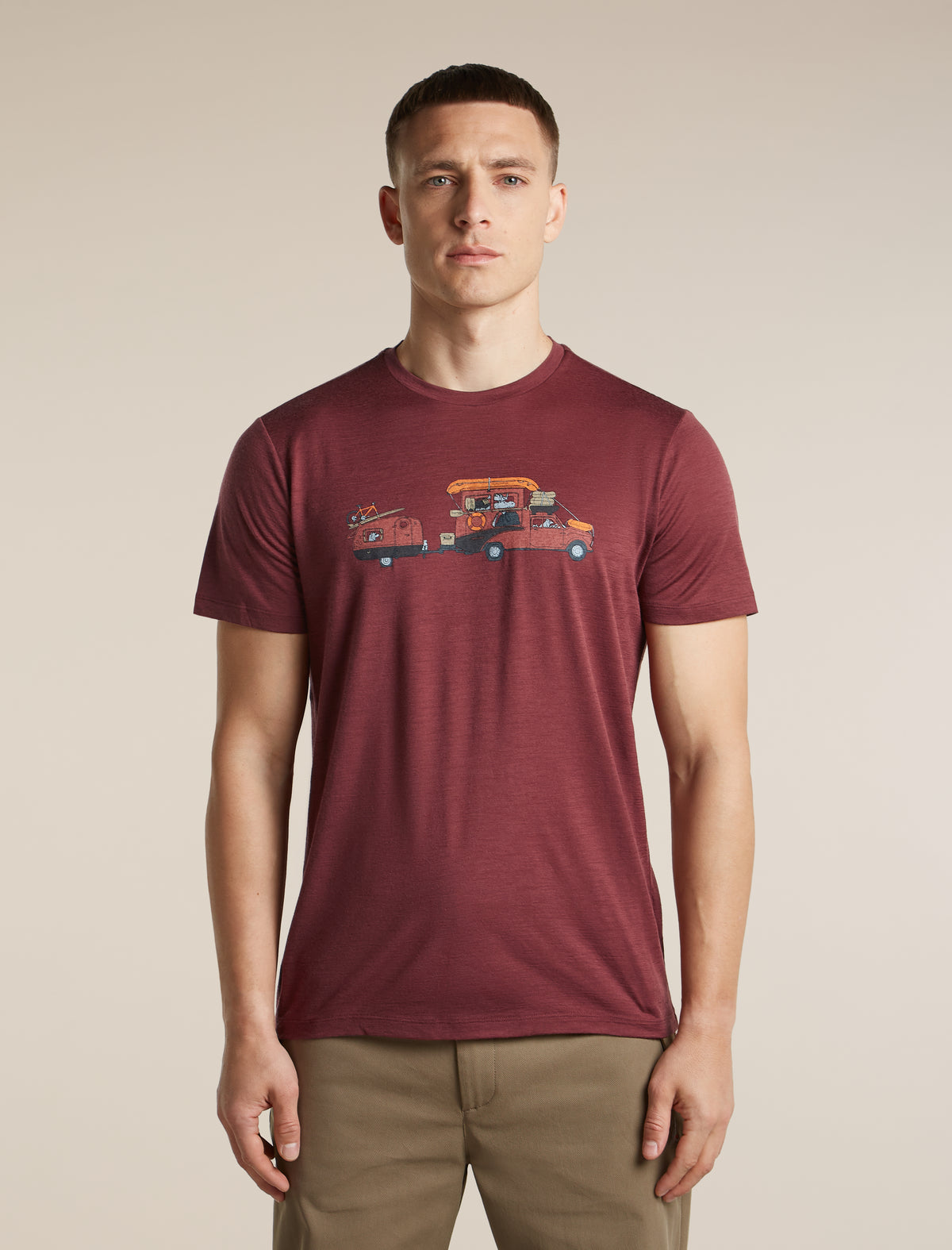 Men's Merino 150 Tech Lite Short Sleeve T Shirt Transportage Port - 1