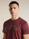 Men's Merino 150 Tech Lite Short Sleeve T Shirt Transportage Port - 7