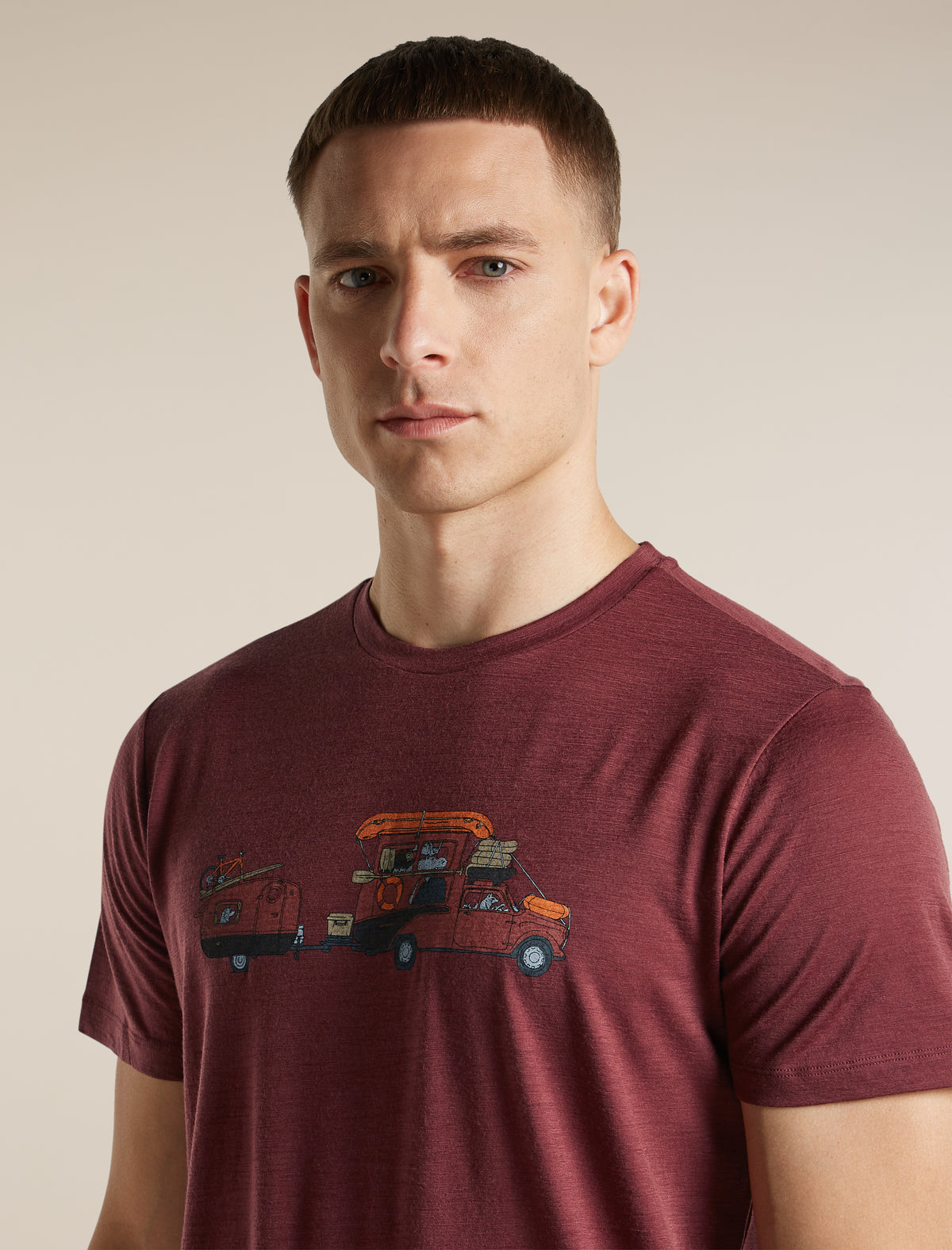 Men's Merino 150 Tech Lite Short Sleeve T Shirt Transportage Port - 7