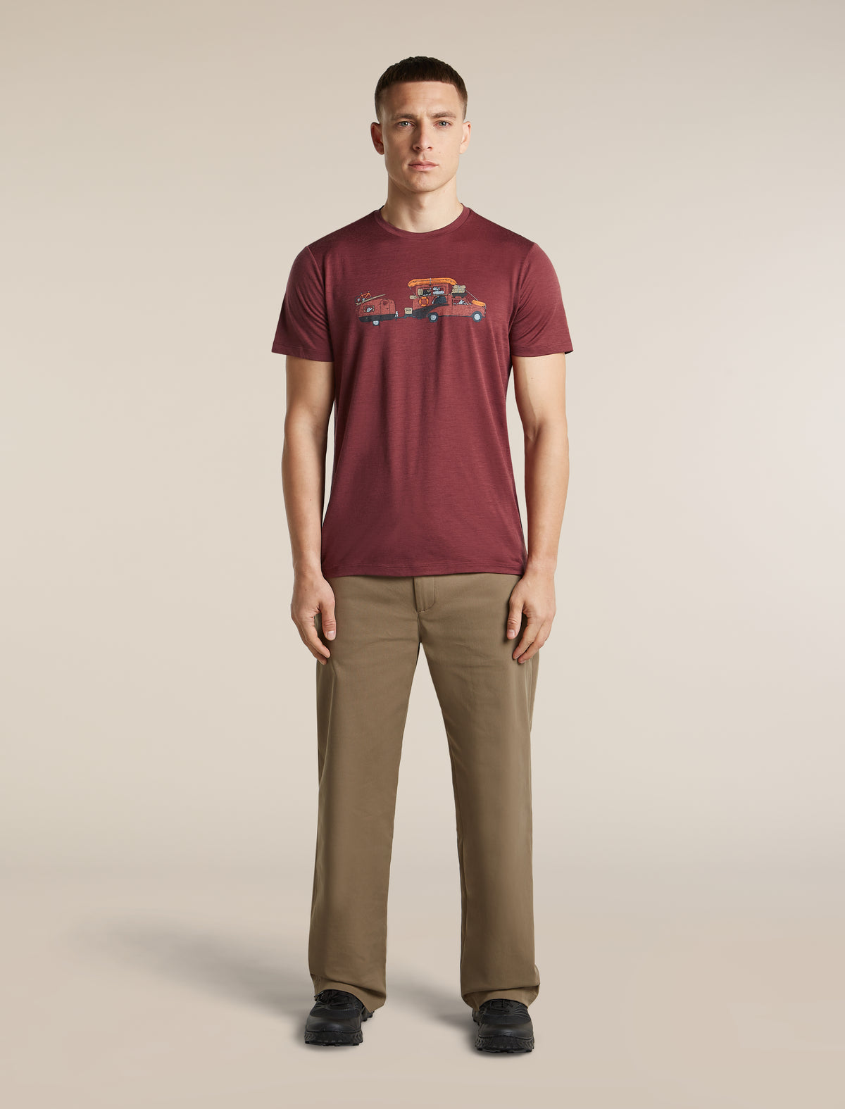 Men's Merino 150 Tech Lite Short Sleeve T Shirt Transportage Port - 3