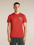 Men's Merino 150 Tech Lite Short Sleeve T Shirt Evolving Layers Agate - 1