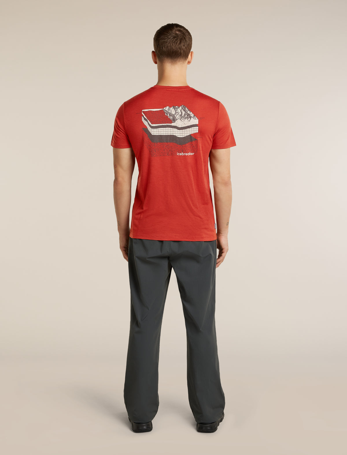 Men's Merino 150 Tech Lite Short Sleeve T Shirt Evolving Layers Agate - 6
