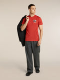 Men's Merino 150 Tech Lite Short Sleeve T Shirt Evolving Layers Agate - 4