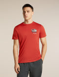 Men's Merino 150 Tech Lite Short Sleeve T Shirt Evolving Layers Agate - 5