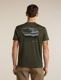 Men's Merino 150 Tech Lite Short Sleeve T Shirt Evolving Layers Dark Loden - 2