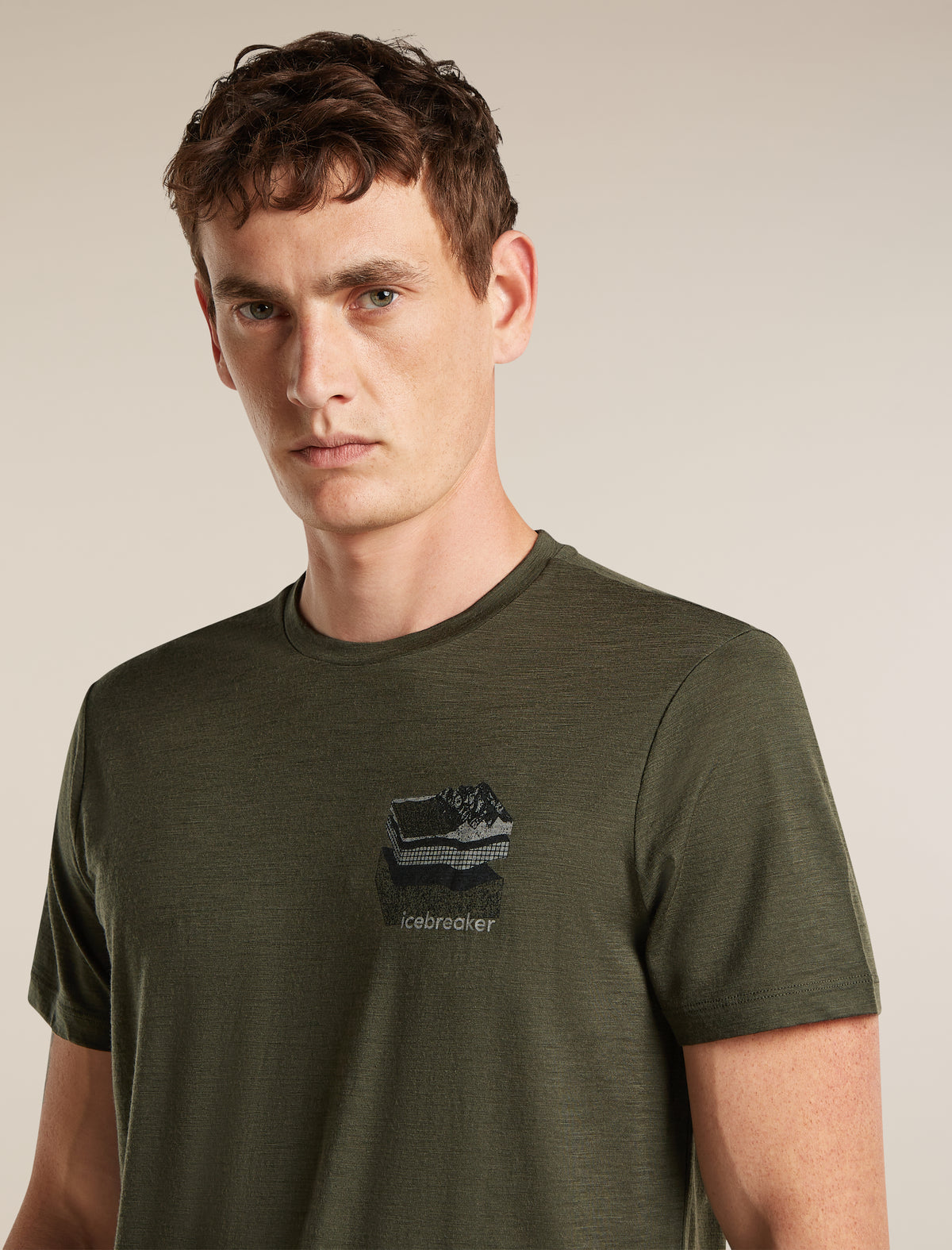 Men's Merino 150 Tech Lite Short Sleeve T Shirt Evolving Layers Dark Loden - 6