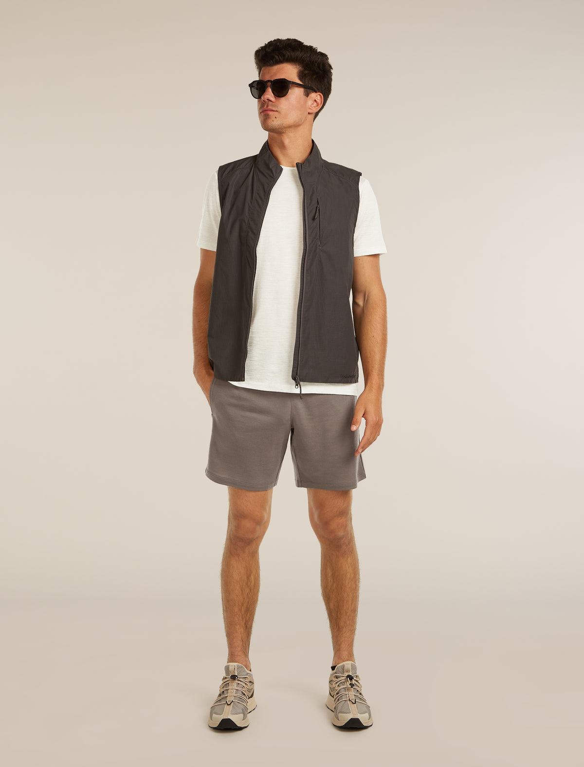 Men’s Merino 150 Tech Lite Short Sleeve T-Shirt Evolving Layers Ecru Hthr - 4