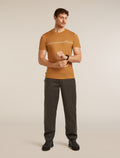 Men’s Merino 150 Tech Lite Short Sleeve T-Shirt Range Stripes Trail - 4