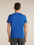 Men's Merino 150 Tech Lite Short Sleeve T Shirt Range Stripes Lazurite - 2