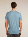 Men’s Merino 150 Tech Lite Short Sleeve T-Shirt Elevation Line Flint blue - 2
