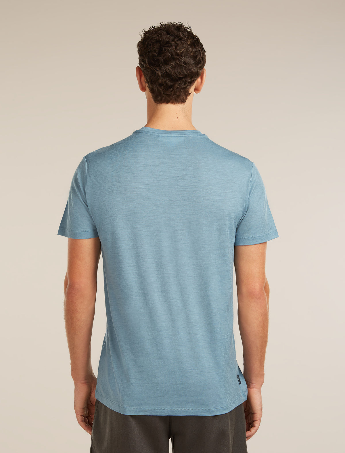 Men’s Merino 150 Tech Lite Short Sleeve T-Shirt Elevation Line Flint blue - 2