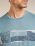 Men’s Merino 150 Tech Lite Short Sleeve T-Shirt Elevation Line Flint blue - 5