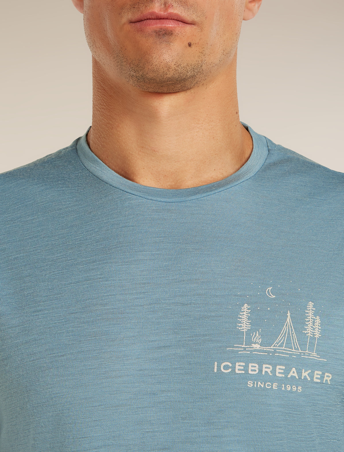 Men’s Merino 150 Tech Lite Short Sleeve T-Shirt Peaceful Pass Flint blue - 6