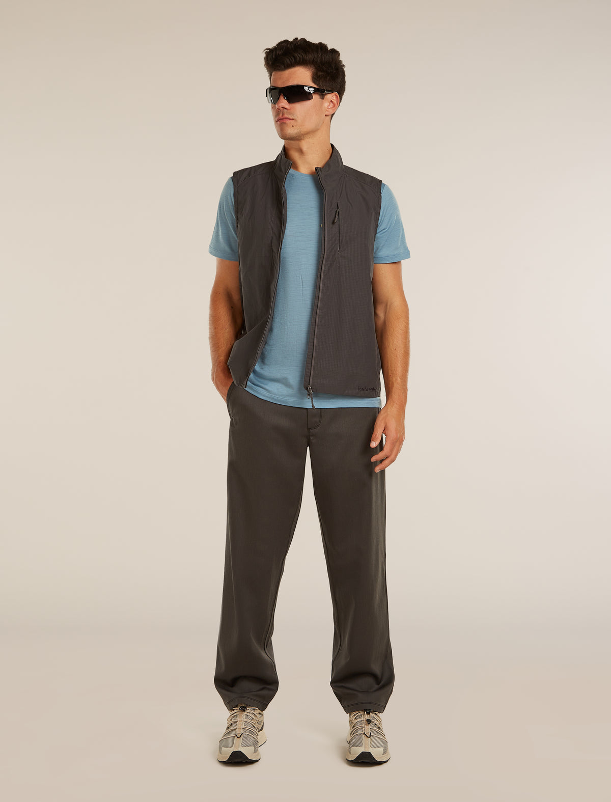 Men’s Merino 150 Tech Lite Short Sleeve T-Shirt Peaceful Pass Flint blue - 4