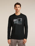 Men’s Merino 150 Tech Lite Long Sleeve T-Shirt Peak Balance Black - 1