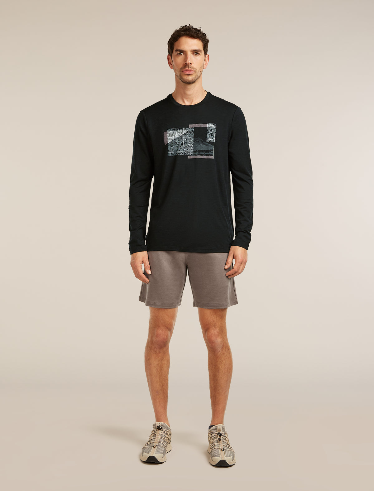 Men’s Merino 150 Tech Lite Long Sleeve T-Shirt Peak Balance Black - 3