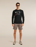 Men’s Merino 150 Tech Lite Long Sleeve T-Shirt Peak Balance Black - 4