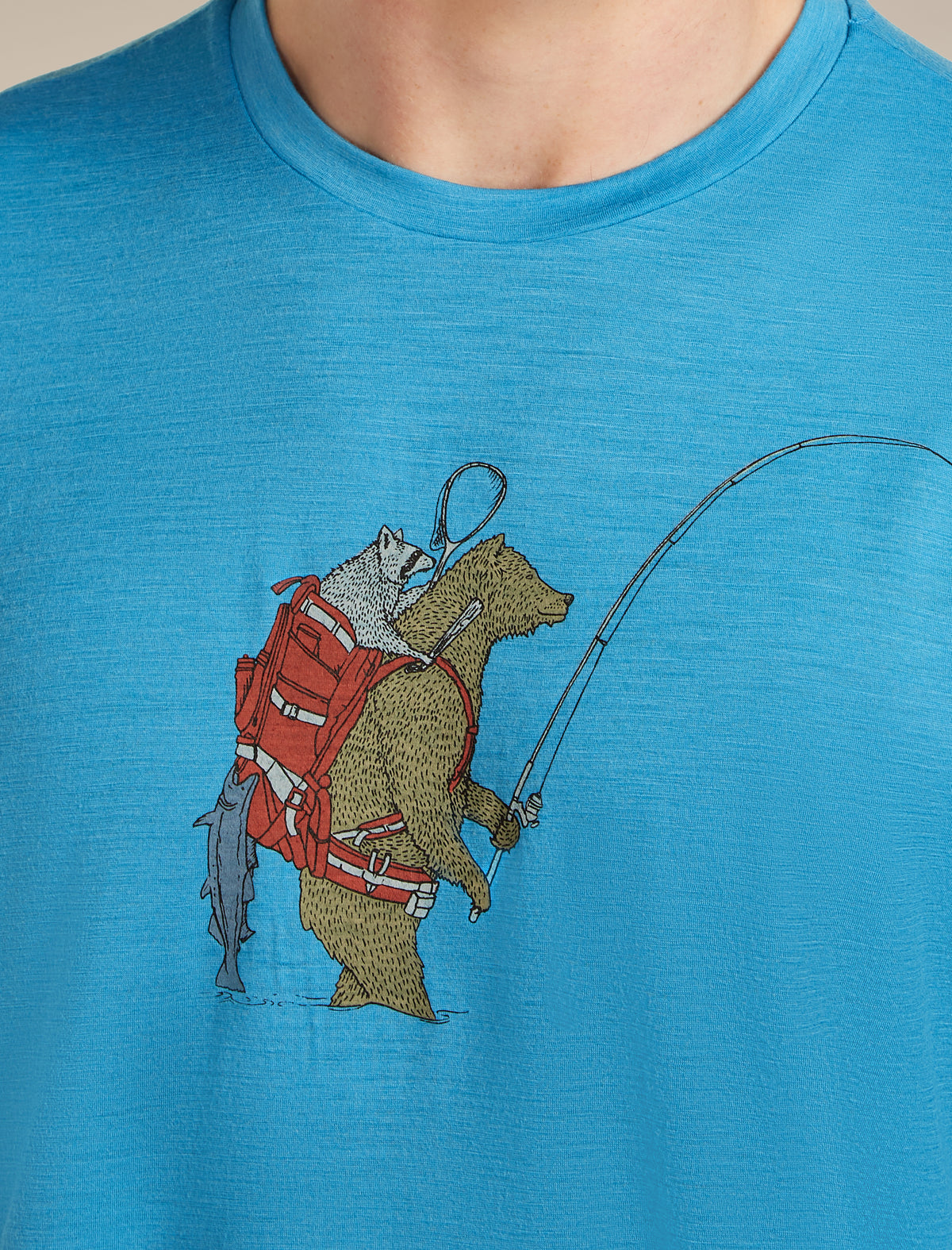 Men’s Merino 150 Tech Lite Short Sleeve T-Shirt Bear Catch Arctic - 6