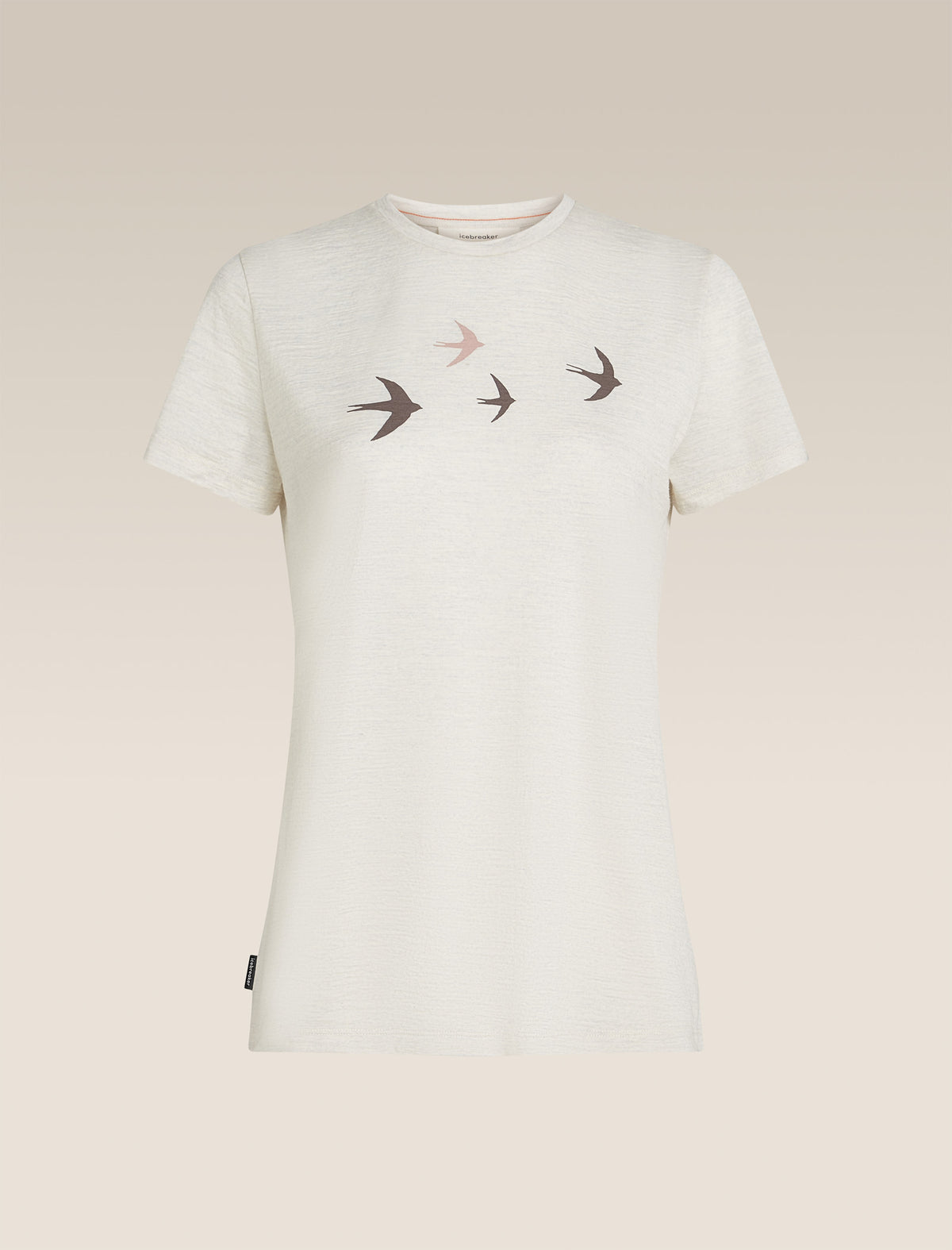 Women’s Merino 150 Tech Lite Short Sleeve T-Shirt Bird Transit Ecru Hthr - 7