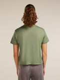Women’s Merino 150 Tech Lite Short Sleeve Crop T-Shirt Seed Story Lichen - 3