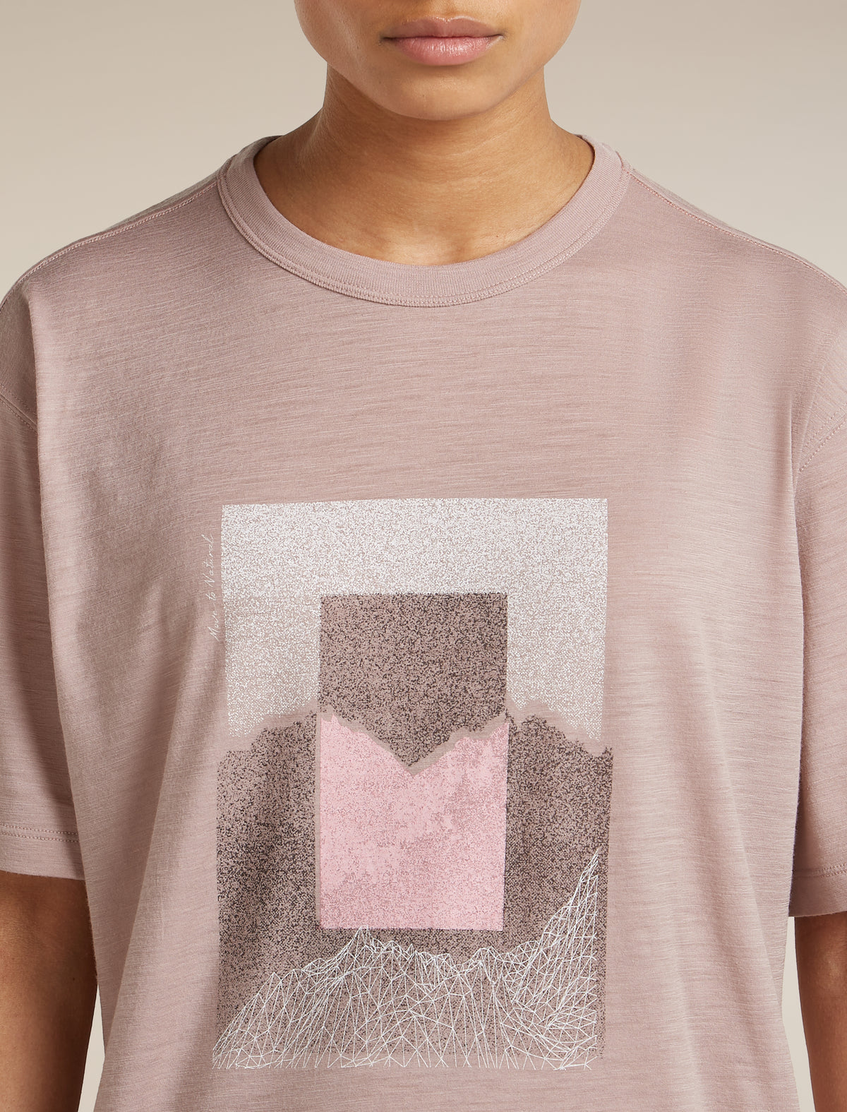 Women’s Merino 150 Tech Lite Short Sleeve Relaxed T-Shirt Mountain Shift Pink Quartz - 5