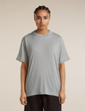 Women’s Merino 150 Tech Lite Short Sleeve Relaxed T-Shirt Proto grey - 1