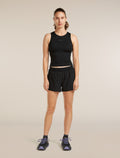 Women’s Merino 150 Active Cropped Bra-Tank Black - 2