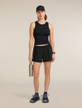 Women’s Merino 150 Active Cropped Bra-Tank Black - 3