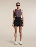Women's Merino 150 Active Cropped Bra-Tank Grey plum - 4