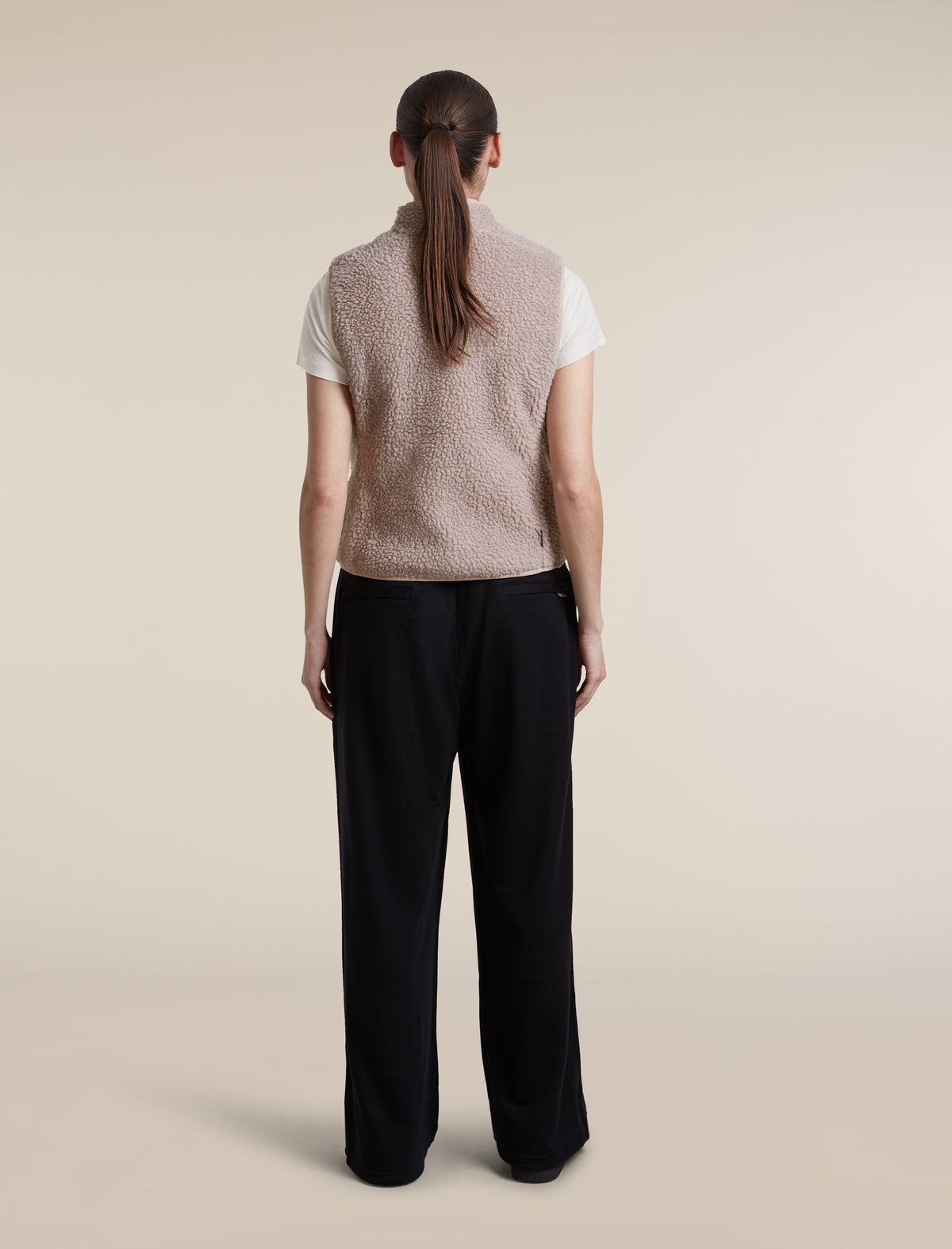 Women's Merino Blend 960 RealFleece™  High Pile Vest Pink Quartz Heather - 5