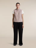 Women's Merino Blend 960 RealFleece™  High Pile Vest Pink Quartz Heather - 3
