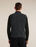 Men's Merino Blend 960 RealFleece™  High Pile Vest Jet Heather/Black - 2
