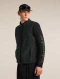 Men's Merino Blend 960 RealFleece™  High Pile Vest Jet Heather/Black - 5