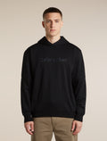 Men's Merino 360 RealFleece™  Elemental Long Sleeve Hoodie Black - 1
