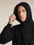 Men's Merino 360 RealFleece™  Elemental Long Sleeve Hoodie Black - 6