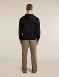 Men's Merino 360 RealFleece™  Elemental Long Sleeve Hoodie Black - 8