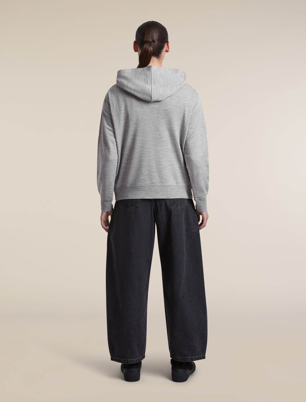 Women's Merino 360 RealFleece™  Elemental Long Sleeve Hoodie Metro Heather - 8