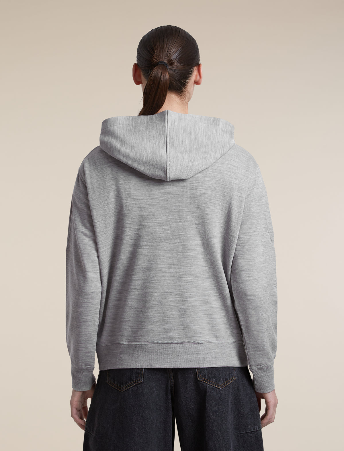 Women's Merino 360 RealFleece™  Elemental Long Sleeve Hoodie Metro Heather - 2