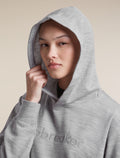 Women's Merino 360 RealFleece™  Elemental Long Sleeve Hoodie Metro Heather - 6