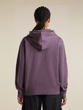 Women's Merino 360 RealFleece™  Elemental Long Sleeve Hoodie Grey Plum - 2