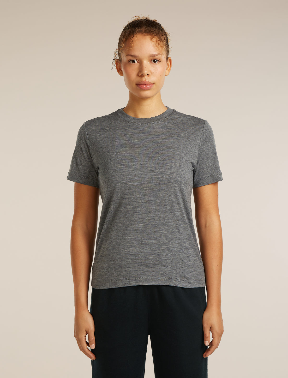 Women’s 15.5 MerinoFine™ Jersey Short Sleeve T-Shirt Gritstone Hthr - 1