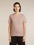 Women’s 15.5 MerinoFine™ Jersey Short Sleeve T-Shirt Pink quartz - 1