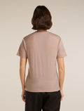 Women’s 15.5 MerinoFine™ Jersey Short Sleeve T-Shirt Pink quartz - 2