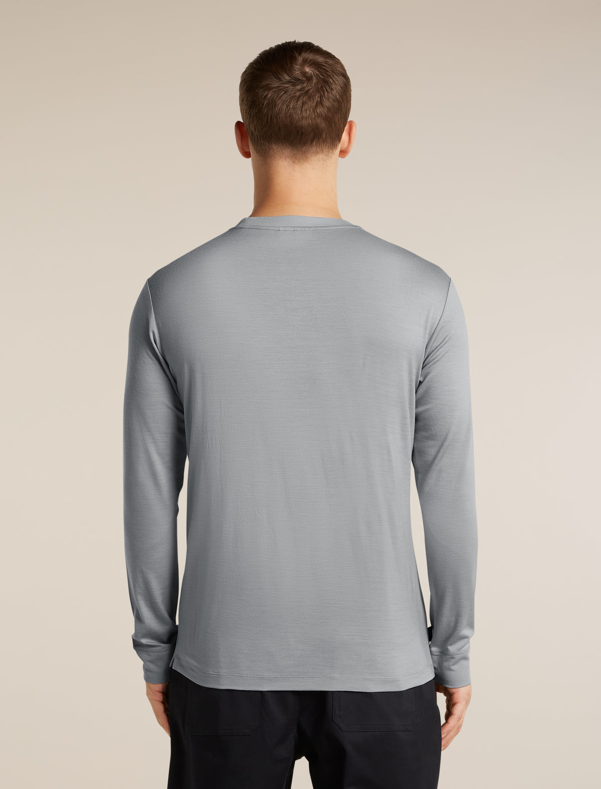 Unisex 15.5 MerinoFine™  Jersey Long Sleeve T Shirt Proto Grey - 2