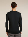 Men’s Merino 200 Oasis Long Sleeve Crewe Icebreaker Black - 2