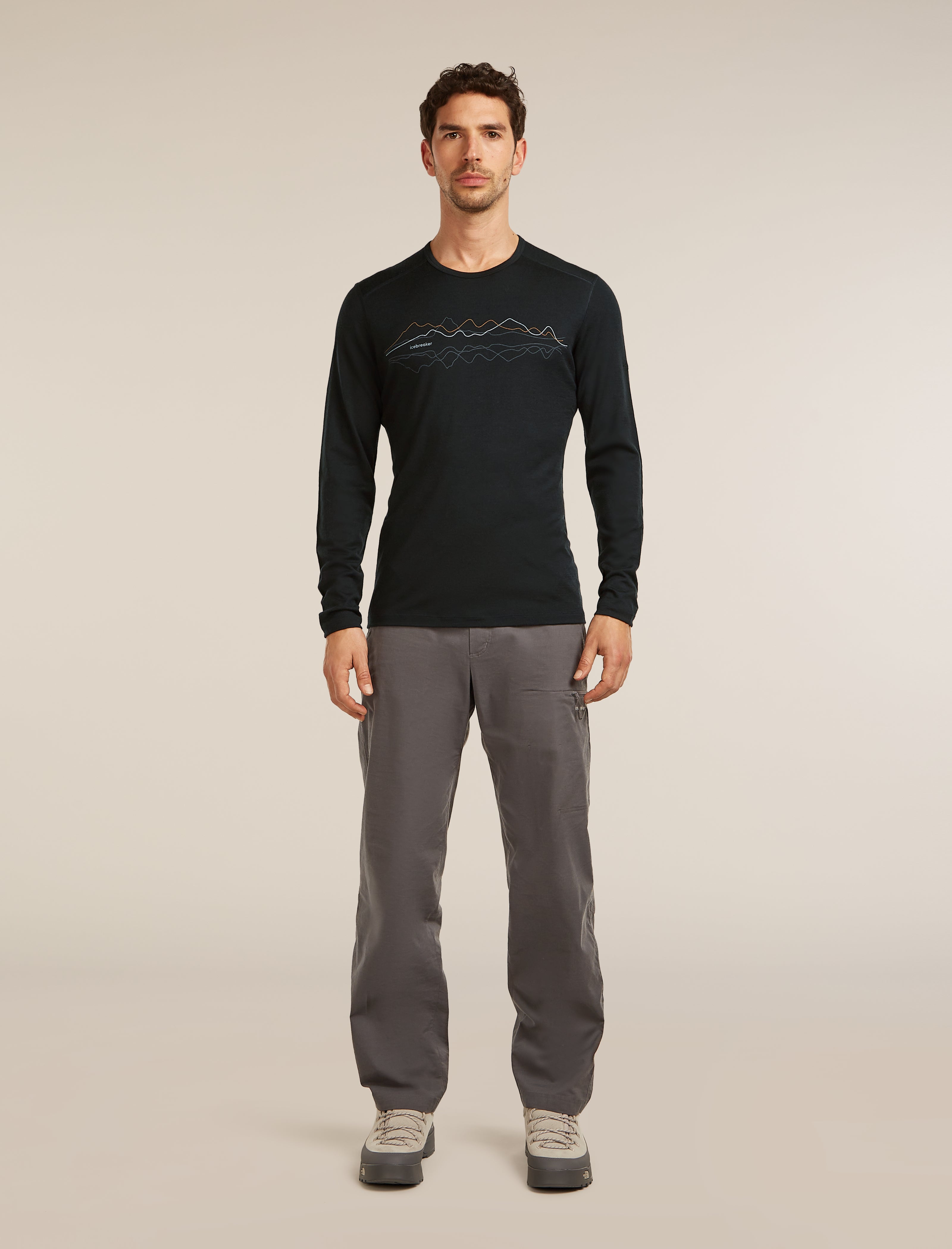Men's Merino 200 Oasis Long Sleeve Crewe Icebreaker