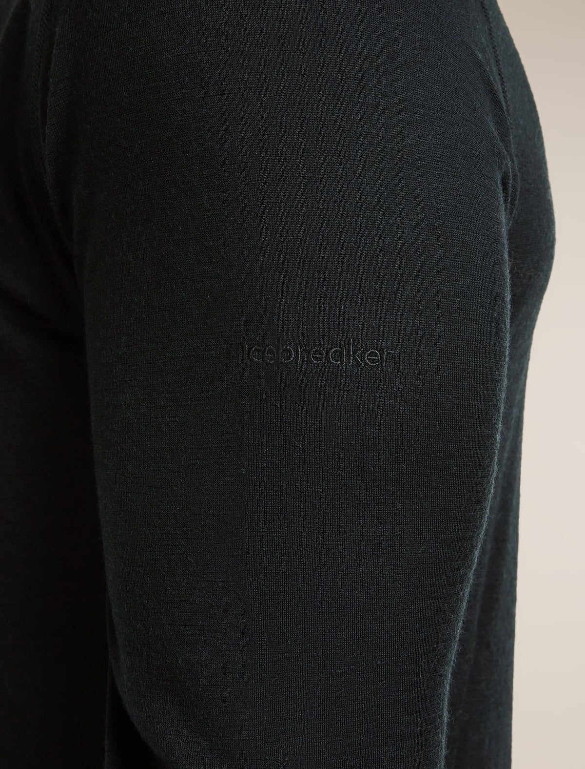 Men’s Merino 200 Oasis Long Sleeve Crewe Icebreaker Black - 5