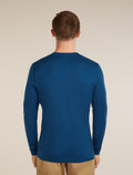 Men’s Merino 200 Oasis Long Sleeve Crewe Icebreaker Atlantis - 2