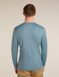 Men’s Merino 200 Oasis Long Sleeve Crewe Bear Tour Flint blue - 2