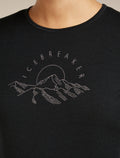 Women’s Merino 200 Oasis Long Sleeve Crewe Sunrise Summit Black - 6